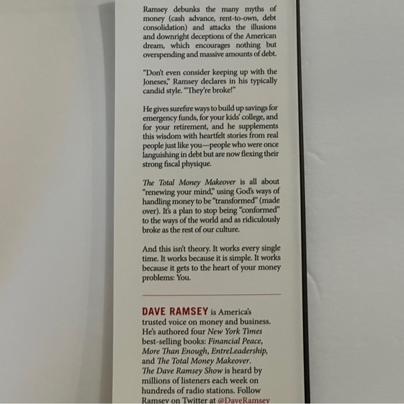 The Total Money Makeover by Dave Ramsey | Classic Edition | Hardcover Book - Picture 8 of 10